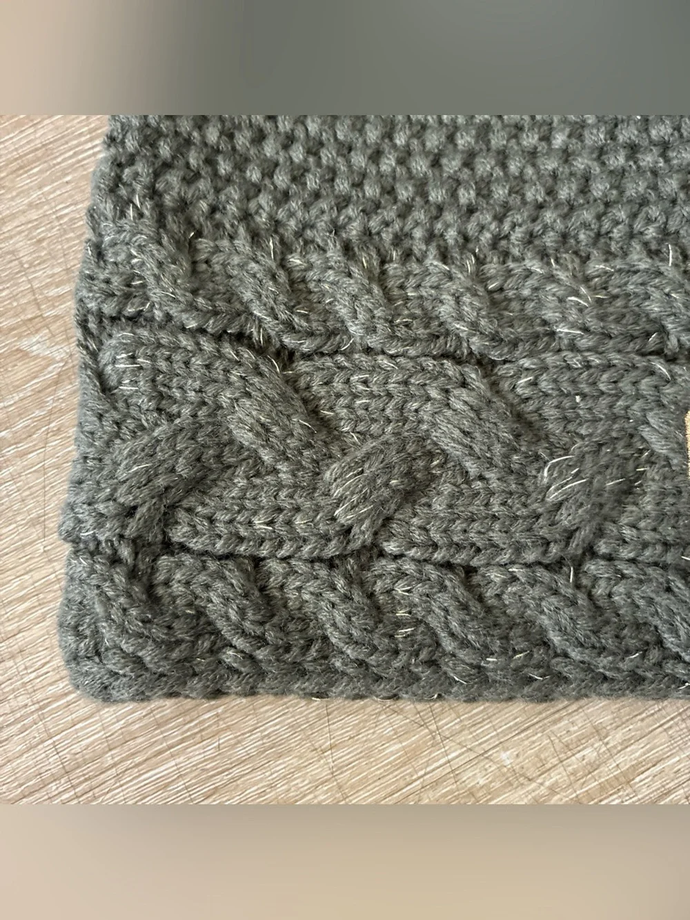 Harley-Davidson Olive Green Beanie Features A Textured Cable Knit